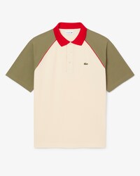 Classic Fit-Polohemd aus Piqu&eacute; mit Colorblock-Design
