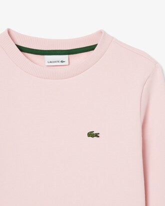 Sweatshirt aus Fleece mit Rundhalsausschnitt