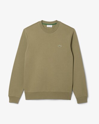 Sweatshirt aus Fleece mit Rundhalsausschnitt