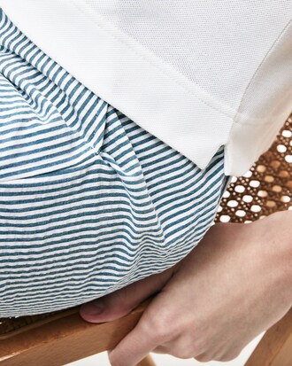 Damen Poloshirt mit destrukturiertem Kragen und Kimono-&Auml;rmeln