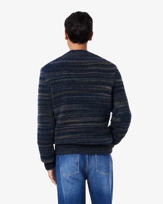 Pullover aus Alpakawolle mit Ombré-Effekt
