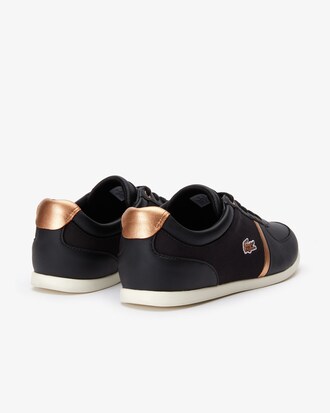 Damen-Sneakers REY SPORT aus Leder und Textil