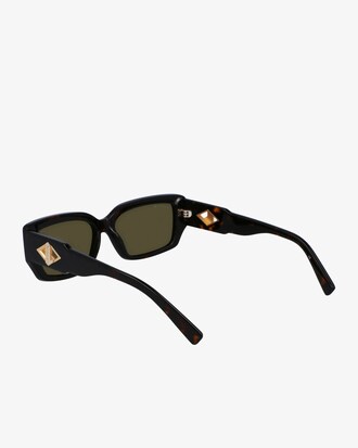 Sonnenbrille Monogram mit eckigem Acetatrahmen