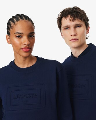 Tiefgepr&auml;gtes Sweatshirt aus Fleece