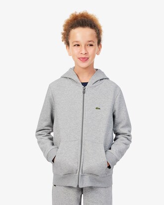 Unisex-Sweatshirt aus Fleece mit Rei&szlig;verschluss
