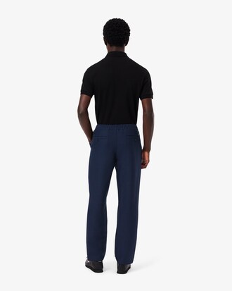 Regular Fit-Hose aus Leinen-Twill