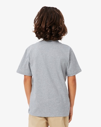 T-Shirt aus Baumwolle mit Monogramm-Print