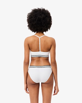 Bralette aus Baumwoll-Rippstrick