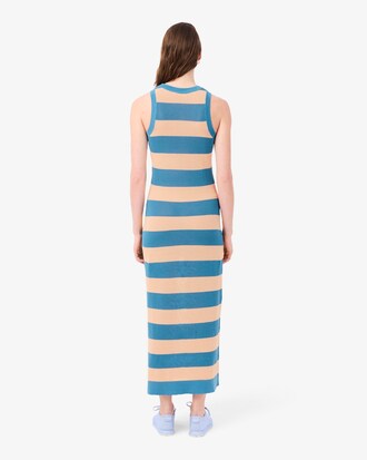Gestreiftes Kleid aus Baumwolle
