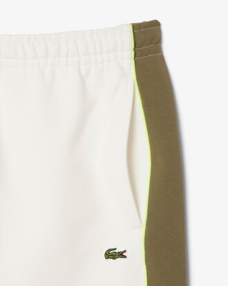Shorts aus Fleece mit Colorblock-Design