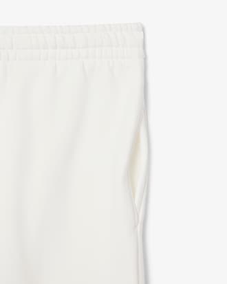 Grafische Shorts aus Baumwollfleece