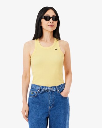 Slim Fit-Tanktop aus Baumwolle
