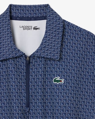 Stretch-Golfkleid mit Print und Ultra-Dry-Technologie