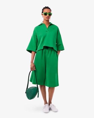 Hobo-Schlägertasche Runway aus geprägtem Leder