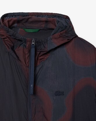 Jacke aus Ripstop-Nylon mit Ombré-Druck