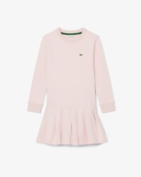 Kleid aus Fleece mit langen Ärmeln