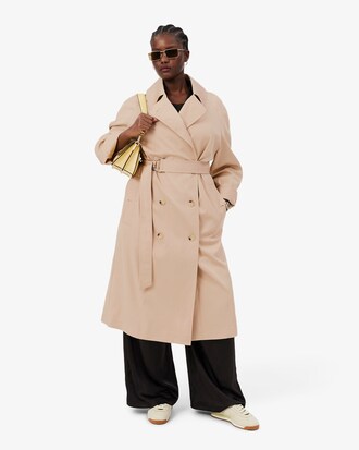 Wasserabweisender Oversized-Trenchcoat