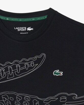 Sportliches T-Shirt mit Kroko-Print und Ultra-Dry-Technologie