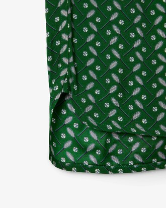 Regular Fit-Hemd Runway aus Satin mit Print