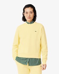 Relaxed Fit-Sweatshirt aus Fleece mit Rundhalsausschnitt
