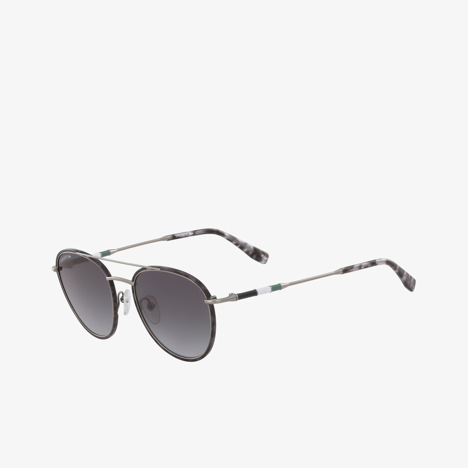 Ovale Sonnenbrille Aus Metall Novak Djokovic Collection Lacoste