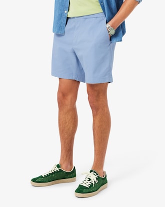 Regular Fit-Shorts aus Stretch-Baumwolle