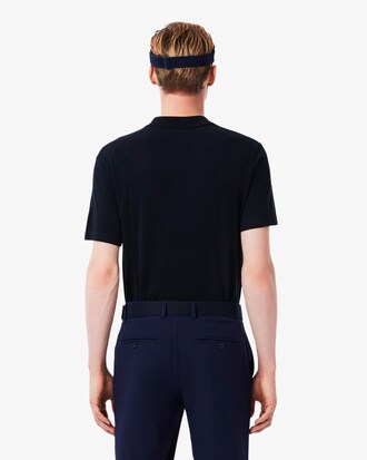 Golf-Pullover mit Polokragen und kurzen Ärmeln