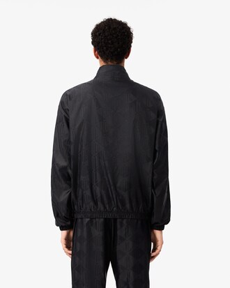 Kurze Sportsuit-Jacke mit Monogramm