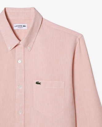 Regular Fit-Leinenhemd