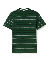 Herren Rundhals T-Shirt mit Aufdruck im Streifendesign