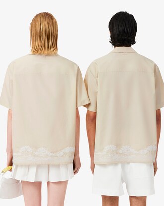 Relaxed Fit-Hemd Runway mit Stickerei