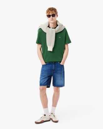 Baumwoll-T-Shirt mit Brusttasche