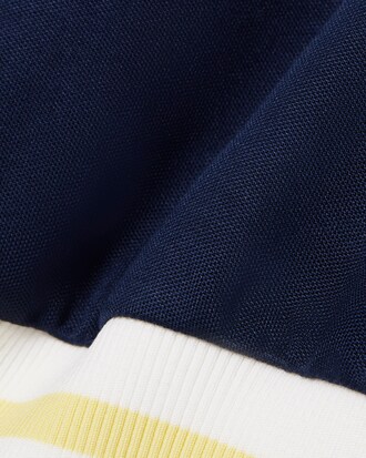 Sweatshirt mit Rei&szlig;verschluss und Streifendetails