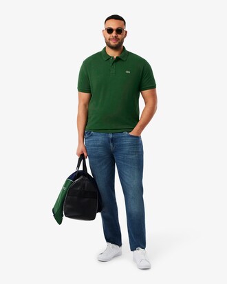 Slim Fit-Polohemd L.12.12 aus Piqu&eacute;