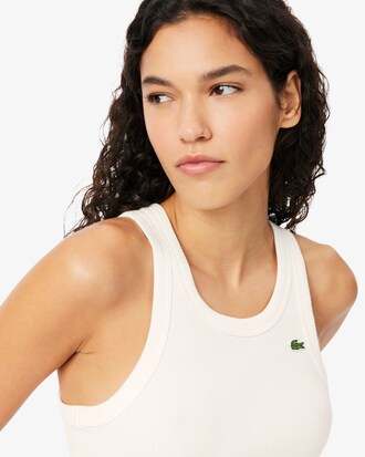 Slim Fit-Tanktop aus Baumwolle