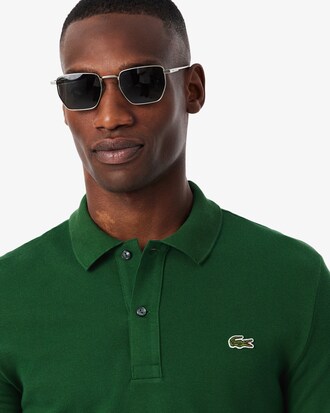 Slim Fit-Polohemd L.12.12 aus Piqu&eacute;