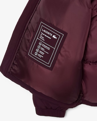 Wasserabweisende Daunenjacke mit Kapuze