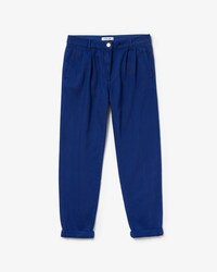 Damen-Jeans in Carrot Fit mit hohem Bund und Faltenlegung