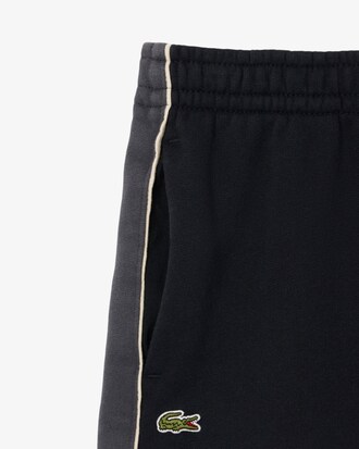 Fleece-Shorts mit Colorblock-Design