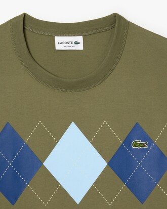 T-Shirt aus schwerer Baumwolle mit zeitlosem Print