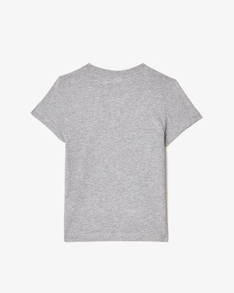 T-Shirt aus Baumwolle mit Krokodilgrafik