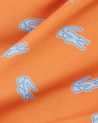 Einfarbige Badehose aus Taft