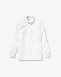 Herren Popeline-Hemd aus texturierter Baumwolle mit Brusttasche