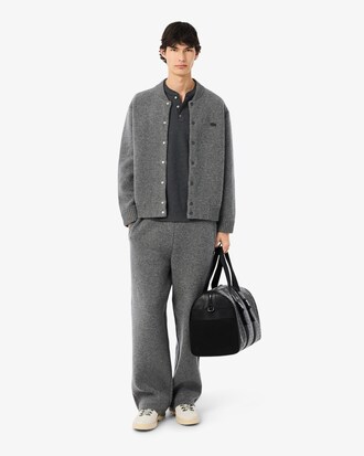 T-Shirt aus Waffelstrick mit langen Ärmeln