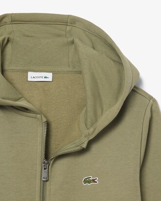 Unisex-Sweatshirt aus Fleece mit Rei&szlig;verschluss