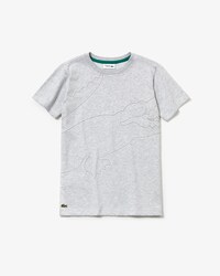 Extraweites Jungen T-Shirt mit Croc Aufdruck LACOSTE SPORT