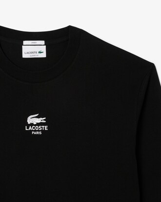 T-Shirt mit langen Ärmeln und Lacoste-Print