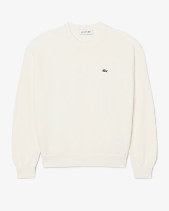 Relaxed Fit-Pullover aus Baumwolle mit Rundhalsausschnitt