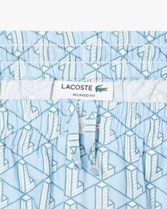 Leichte Shorts mit Monogramm-Druck