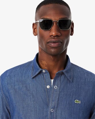 Leichtes Regular Fit-Jeanshemd